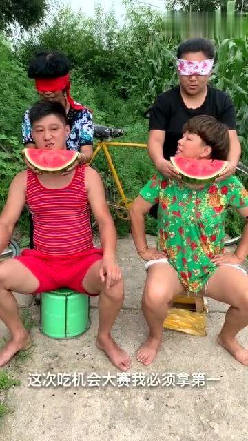吃蜜瓜和奶奶比赛,蜜瓜大战,奶奶的智慧与我的青春